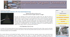 Desktop Screenshot of intermediateorgchemistry.co.uk